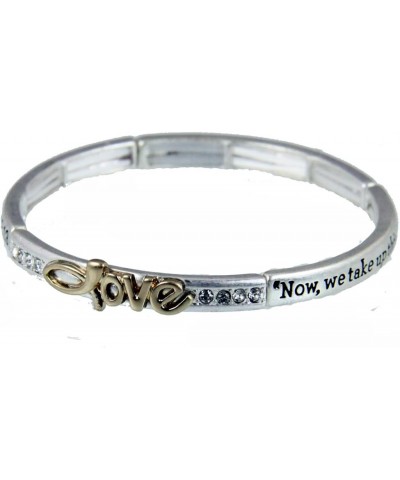 4031659 Pope Francis Quote Stretch Bracelet Catholic Saint St Prayer Bracelet $10.25 Bracelets