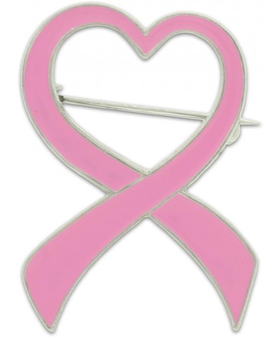 Breast Cancer Awareness Enamel Lapel Pin 10 Pack Awareness Ribbon Heart $71.55 Brooches & Pins