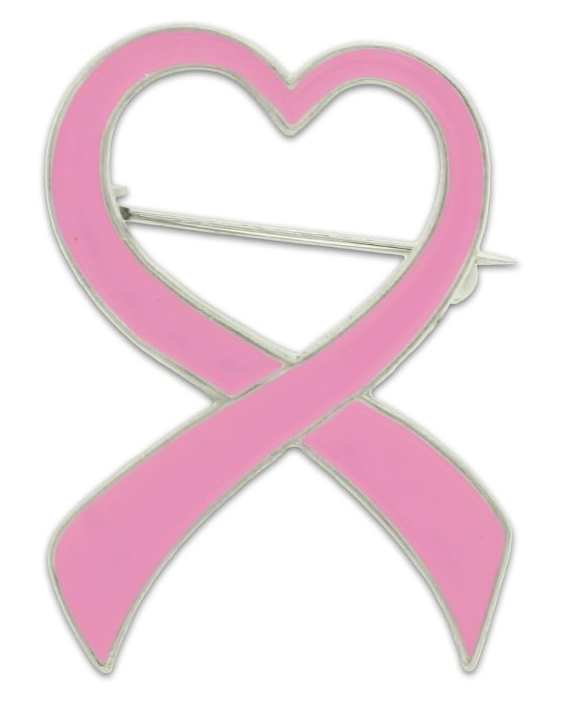 Breast Cancer Awareness Enamel Lapel Pin 10 Pack Awareness Ribbon Heart $71.55 Brooches & Pins