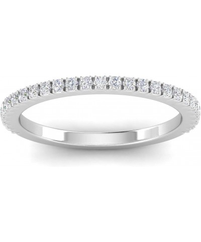 1/4ctw Diamond Wedding Band in 10k White Gold $118.00 Bracelets