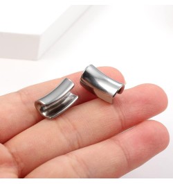 2 PCS 8mm-19mm Hypoallergenic 316 Stainless Steel New Ear Lobe Cuff Ear Gauges Plugs Ear Tunnels Stretcher Earring Studs Body...