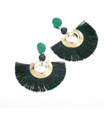 Bohemian Big Tassel Drop Earrings Women Fringe Handmade Statement Woman Earrings Jewelry FOF85850 $9.43 Earrings