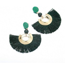 Bohemian Big Tassel Drop Earrings Women Fringe Handmade Statement Woman Earrings Jewelry FOF85850 $9.43 Earrings