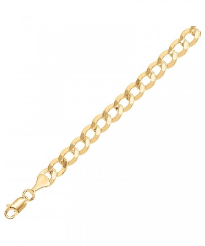 Yellow Gold Curb Chain Bracelet $137.70 Bracelets