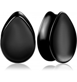 2PCS Elegant Teardrop Ear Tunnels Plugs Gauges 316 Stainless Steel Hypoallergenic Earrings Expanders Stretchers Piercing Body...