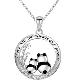 Silver Pandas Mother'S Day Necklaces for Women Birthday Valentine Jewelry Gift For Her Wifes Girlfriend Mom Necklace A $5.71 ...