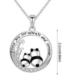 Silver Pandas Mother'S Day Necklaces for Women Birthday Valentine Jewelry Gift For Her Wifes Girlfriend Mom Necklace A $5.71 ...