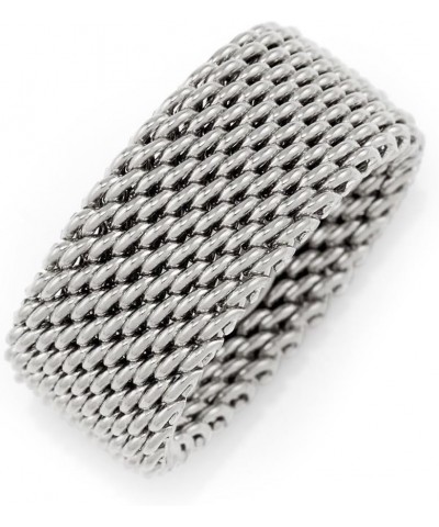 Women's Sterling Silver Mesh Ring - Mother's Day Gifts $51.48 Others