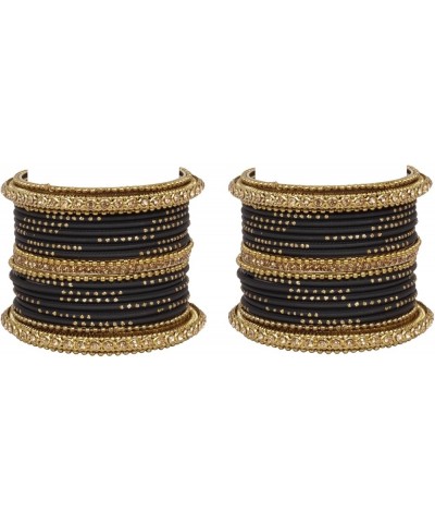 SANARA Indian Bollywood Unique Designer Bollywood Bangle set With Exclusive Kada made 42 pcs bangles Black 2.6 Inches $18.56 ...