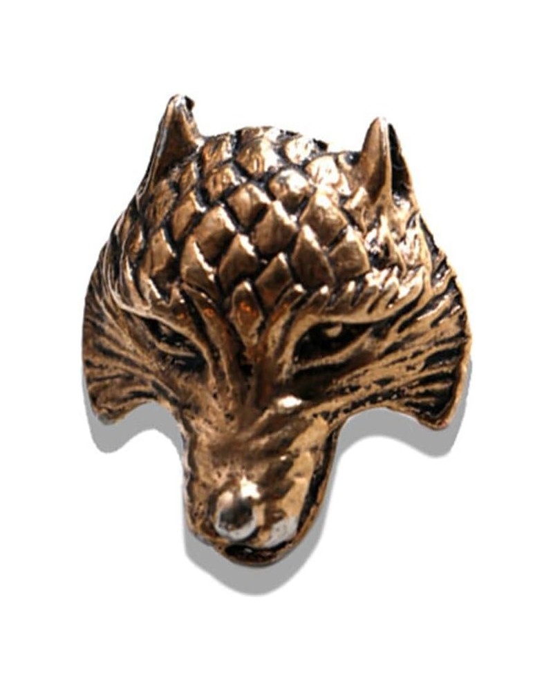 Retro Lion Animal Pin Brooch for Men Women Punk Buck Suit Tie Lapel Pin Cool Animal Bull Eagle Lion Wolf Head Collar Brooch S...