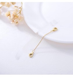 14k Gold 1"/1.5"/2"/2.5"/3"/4"/5"/6" Necklace Bracelet Extender Chain, Necklace Extender Gold 14k, Durable Removable Gold Cha...