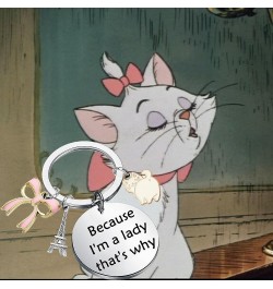 The Marie Cat Inspired Bracelet Marie Cat Comic Movie Cute Jewelry For Friend The Aristocats Inspired keychain $10.25 Bracelets