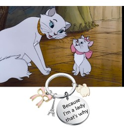 The Marie Cat Inspired Bracelet Marie Cat Comic Movie Cute Jewelry For Friend The Aristocats Inspired keychain $10.25 Bracelets