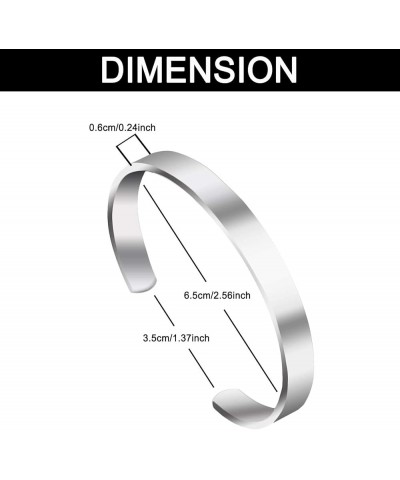 Stainless Steel Inspiration Mantra Cuff Bangle Bracelet Graduation Gift Best Fucking Bitches $9.52 Bracelets