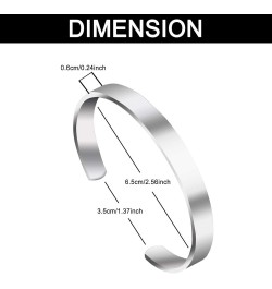 Stainless Steel Inspiration Mantra Cuff Bangle Bracelet Graduation Gift Best Fucking Bitches $9.52 Bracelets