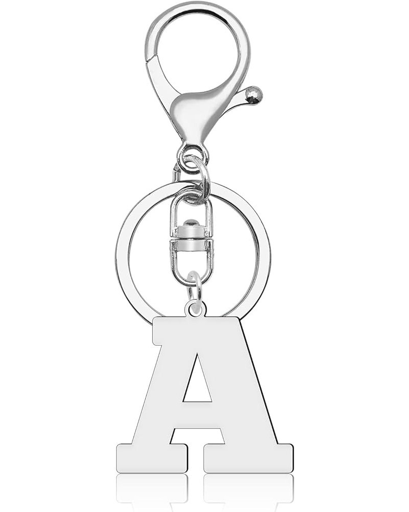 Letter Key Chains Women Alphabet Letter A-Z Keychain Alphabet Initial Pendant with Key Ring Letter Key Chains Men Alphabet Le...