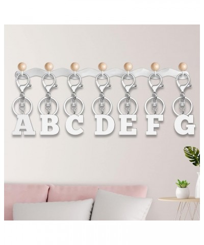 Letter Key Chains Women Alphabet Letter A-Z Keychain Alphabet Initial Pendant with Key Ring Letter Key Chains Men Alphabet Le...