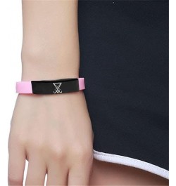 Adjustable Baphomet Sigil of Satan Satanic Protection Symbolism Silicone Bracelet Wristband for Kids Women Men,Inspired Satan...