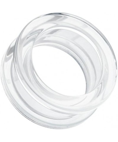 Basic Acrylic Screw-Fit WildKlass Ear Gauge Tunnel Plug (Sold as Pairs) 0 GA Clear $11.12 Body Jewelry