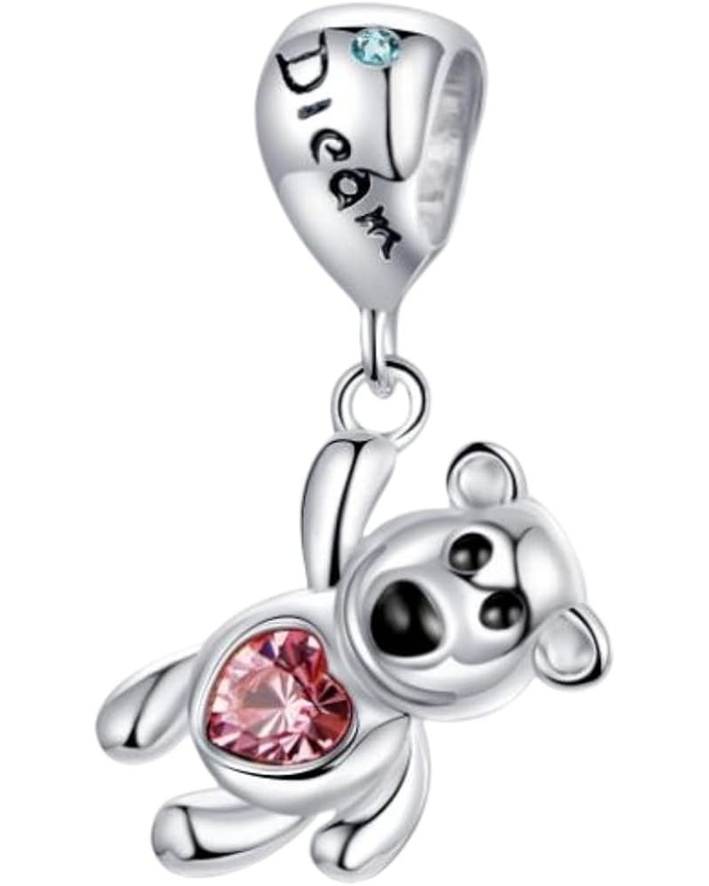 Number Years of Love Heart Dreamcatcher Charm 925 Sterling Silver Bead for Charm Bracelets and Necklaces with 5A Cubic Zircon...