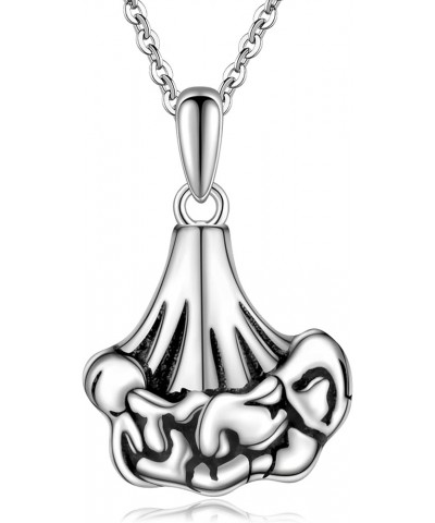 Sterling Silver CZ Horse Stirrup Pendant Necklace 1Broccoli /Silver $24.12 Necklaces