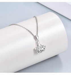 Sterling Silver CZ Horse Stirrup Pendant Necklace 1Broccoli /Silver $24.12 Necklaces