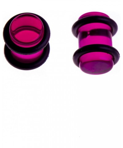 Ear Stretching Kit 50 Pieces 14Gauges-00Gauges Earrings Piercing Kit transparent purple $6.95 Body Jewelry