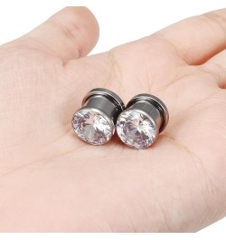 G23 Titanium Ear Gauges Screw Fit Flesh Tunnels Plugs Expander Stretchers Earrings Hypoallergenic Implant Medical Surgical St...