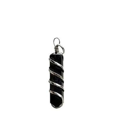 Shungite Stone Pendant - Shungite Stone Anxiety Necklace for Men & Women, Chakra Stone Necklaces for Men, Healing Crystals Pe...