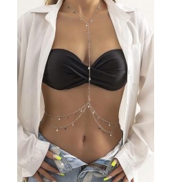 Body Jewelry for Women Body Chain for Girls Sexy Fashion Bikini Chain Necklace for Beach Summer Holiday Star-SR $6.26 Body Je...