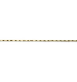 10k Gold Box Chain Necklace Jewelry Gifts for Women in White Gold Yellow Gold Choice of Lengths 16 18 20 24 14 22 30 and Vari...