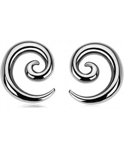 Earrings Rings 316L Surgical Steel Swirl Twist Tapers - Sold as a Pair 10g $8.30 Body Jewelry