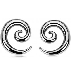 Earrings Rings 316L Surgical Steel Swirl Twist Tapers - Sold as a Pair 10g $8.30 Body Jewelry