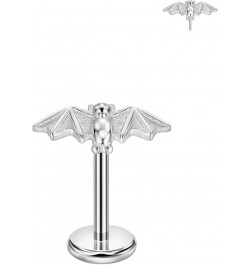 Bat Labret Studs Threadless Push Pin Earrings 316L Surgical Steel Halloween Jewelry 20g to 16g 20g 6mm Post $7.94 Body Jewelry