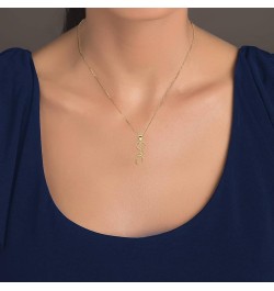 Dainty 10k Gold Cross Stethoscope Pendant Necklace Yellow Gold 16.0 Inches $67.99 Necklaces