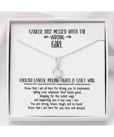 Meaningful Necklaces for Women, Encouragement Gifts for Women, Cancer Survivor Necklace, Strong Woman Jewelry, Cancer Patient...