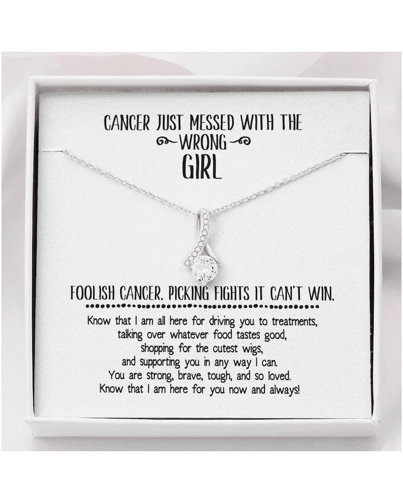 Meaningful Necklaces for Women, Encouragement Gifts for Women, Cancer Survivor Necklace, Strong Woman Jewelry, Cancer Patient...