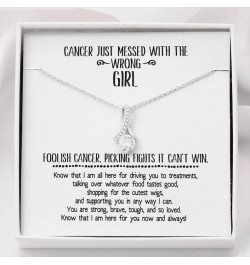 Meaningful Necklaces for Women, Encouragement Gifts for Women, Cancer Survivor Necklace, Strong Woman Jewelry, Cancer Patient...