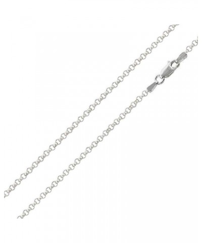 2mm to 4mm Sterling Silver ROLO Chain Necklace, Made in Italy 2.0mm-18 $13.95 Necklaces