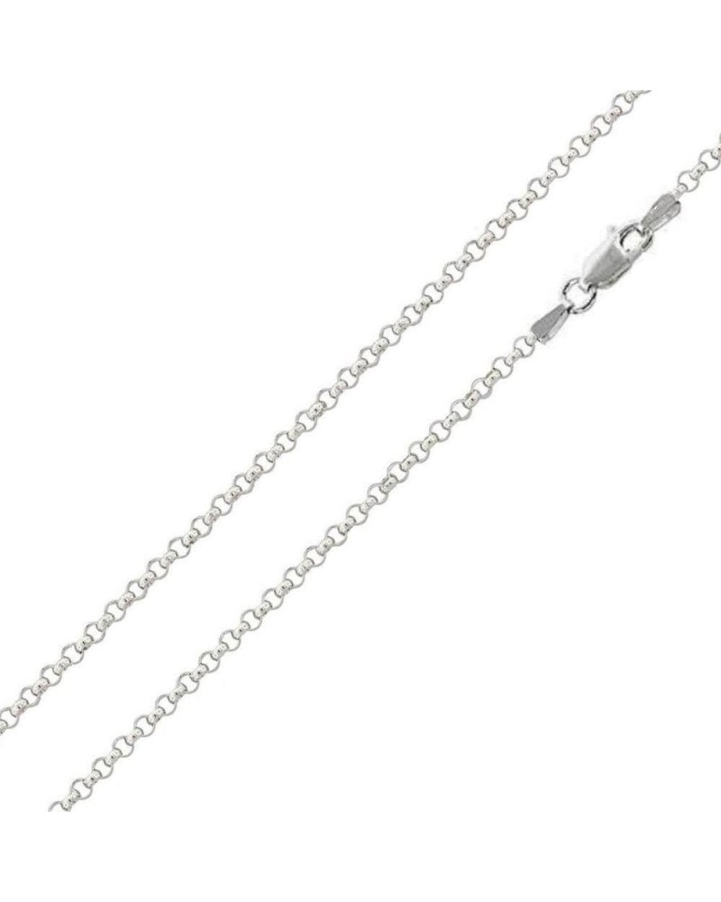 2mm to 4mm Sterling Silver ROLO Chain Necklace, Made in Italy 2.0mm-18 $13.95 Necklaces