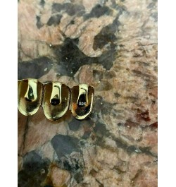 Solid 925 Sterling Silver Grillz - 14K Yellow Gold Finish - 6 Or 8 Tooth Or Single Caps/Top & Bottom Grills For Teeth - Real ...