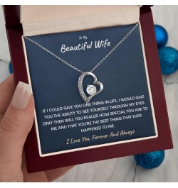 To My Wife Necklace Arctic Angel Necklace For Wife Romantic Gifts For Her Just Because Gifts For Her Gifts For Women Bride To...