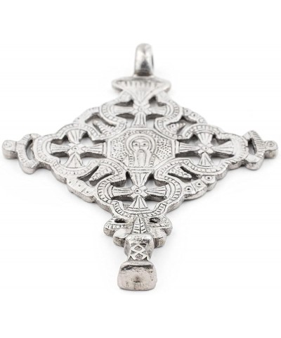 Silver Ethiopian Coptic Cross Pendant, African Abyssinian Design, Orthodox Christian Pendant for Jewelry Gondar $9.99 Pendants