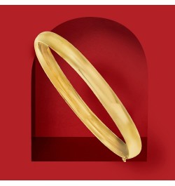 14kt Yellow Gold Polished Bangle Bracelet 8.0 Inches $369.00 Bracelets