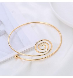 Boho Upper Arm Bracelet Cuff Bangle Gold Silver Flower Cuff Bracelets Mental Open Upper Arm Bangle Bracelet Simple Adjustable...