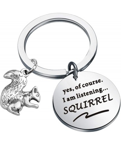 Funny Squirrels Jewelry Forest Animal Jewelry Squirrels Lover Gift Listening Squirrel Kc $9.45 Pendants