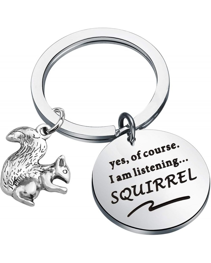 Funny Squirrels Jewelry Forest Animal Jewelry Squirrels Lover Gift Listening Squirrel Kc $9.45 Pendants