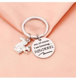 Funny Squirrels Jewelry Forest Animal Jewelry Squirrels Lover Gift Listening Squirrel Kc $9.45 Pendants