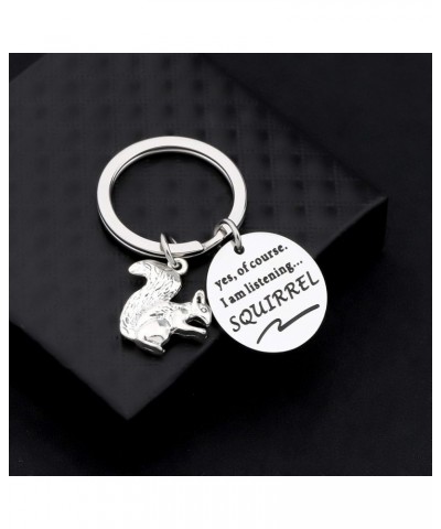 Funny Squirrels Jewelry Forest Animal Jewelry Squirrels Lover Gift Listening Squirrel Kc $9.45 Pendants