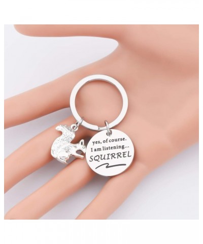 Funny Squirrels Jewelry Forest Animal Jewelry Squirrels Lover Gift Listening Squirrel Kc $9.45 Pendants